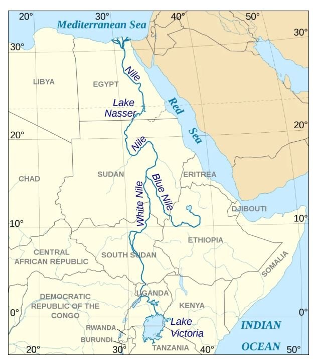 نام 10 رودخانه طولانی جهان چیست؟
