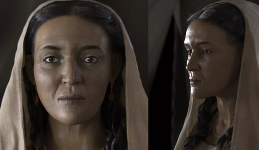 عکس | چهره زن ۲۰۰۰ ساله عربستانی !